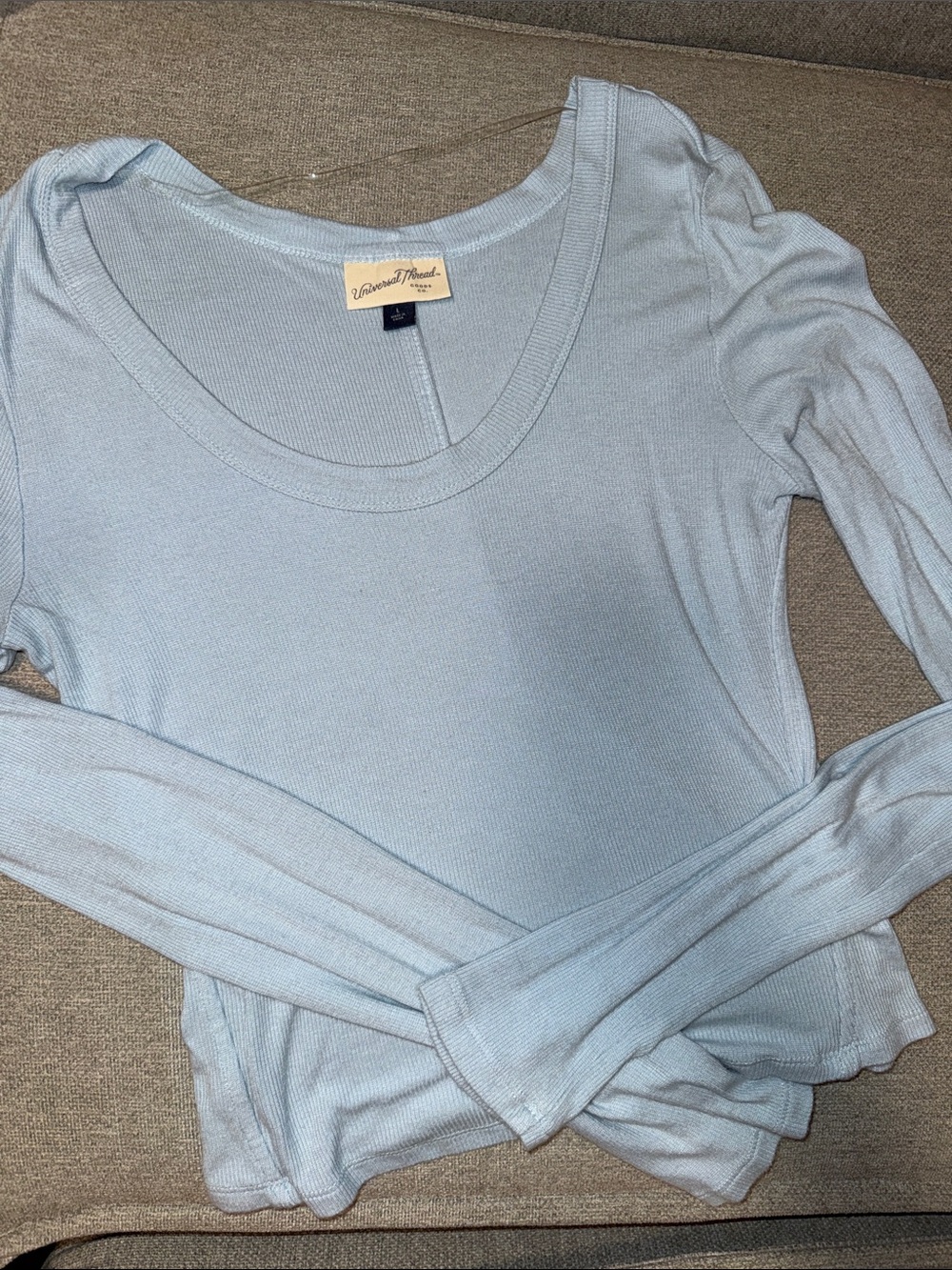 Long Sleeve Scoop Neck